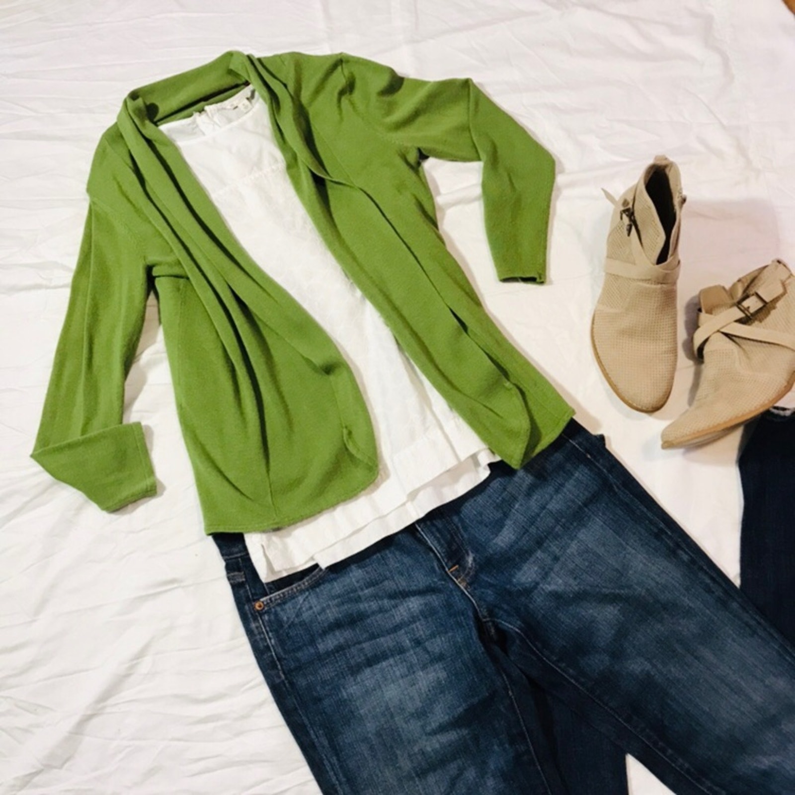 Red Brand Open Front Cardigan Red Brand Open Front Cardigan